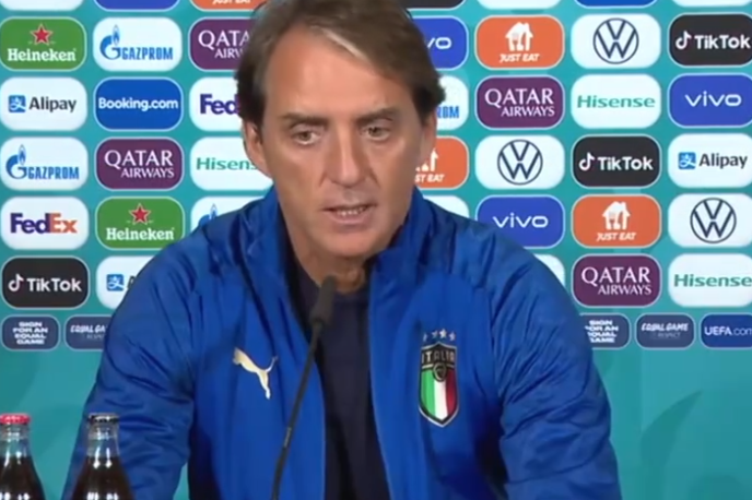 曼奇尼：希望意大利在欧洲杯夺冠后再拿欧国联冠军