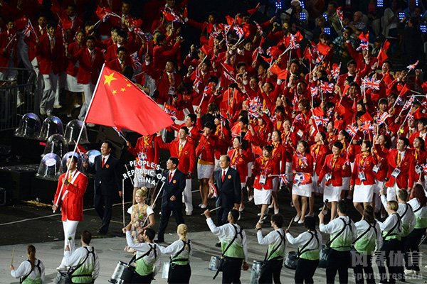 中国在伦敦奥运会获得38枚金牌