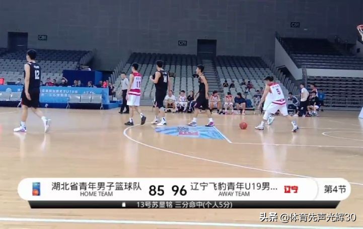 全运会U19男篮附加赛，辽宁六人得分上双战胜湖北
