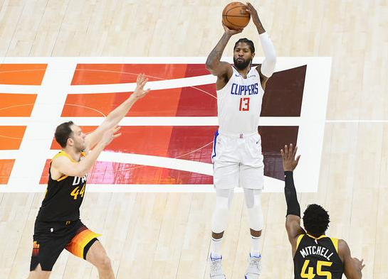 NBA-3-2！小卡受伤 快船被俘 乔治爵士37 16 5 送钥匙火锅
