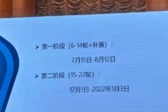 中超赛程2021最新赛程出炉