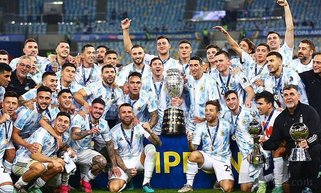 阿根廷夺得美洲杯冠军