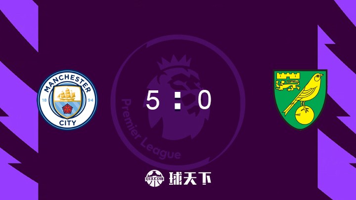 曼城5-0诺维奇