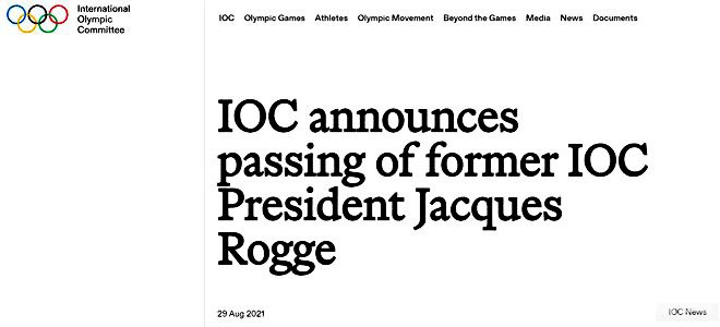国际奥委会发表声明