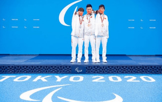 东京残奥会中国男子游泳队队员