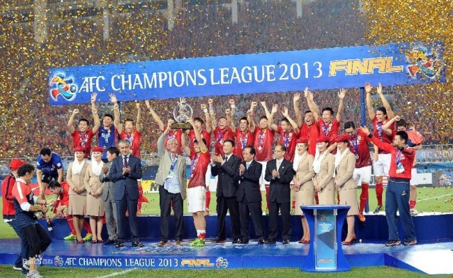 2013年恒大夺得亚冠冠军