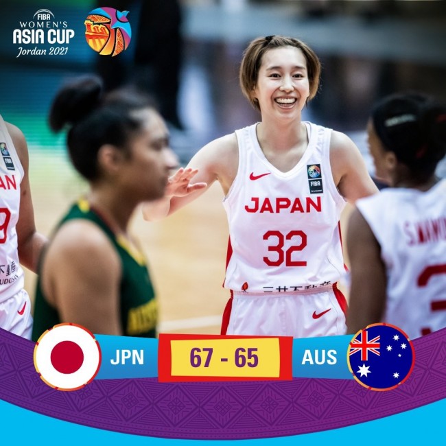 日本女篮战胜澳大利亚女篮 决赛将战中国女篮