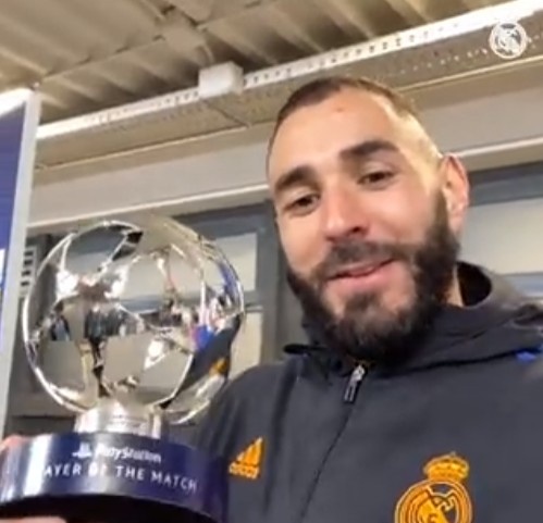 本泽马录视频寄语皇马球迷：今天非常高兴，Hala  Madrid！