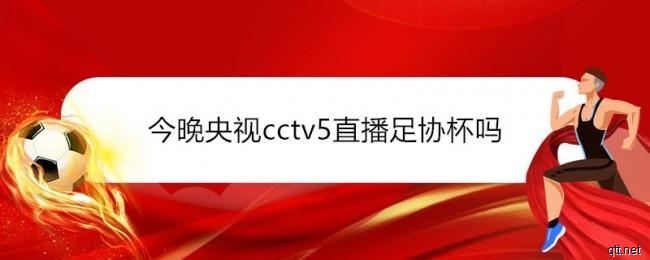 今晚央视cctv5直播足协杯吗