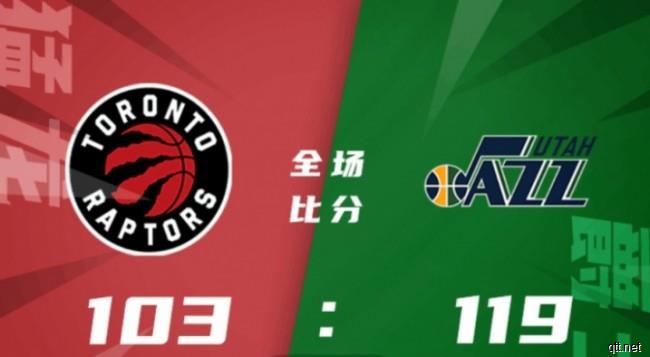 NBA常规赛爵士vs猛龙