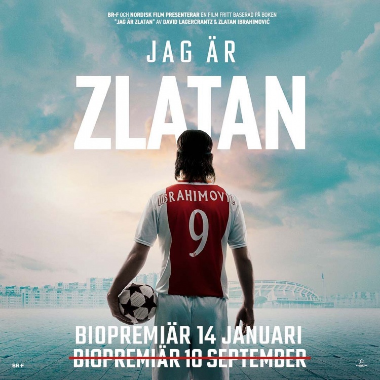 伊布自传电影《我是兹拉坦》今晚全球首映，11月11日电影院上映