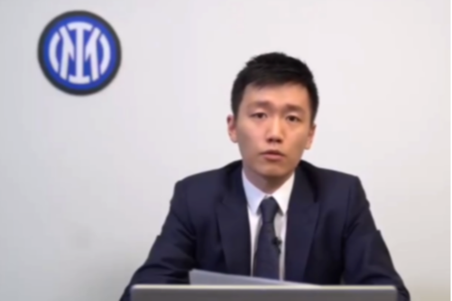 张康阳：这座奖杯将永载国米史册 始终对联赛抱有信心