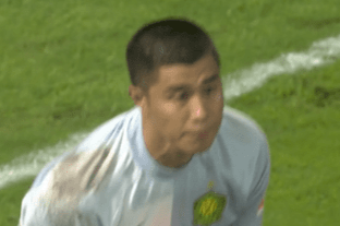 中超-梅米梅开二度谢峰染红被罚出场 国安2-1天津