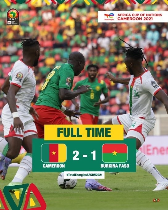 非洲杯最新赛况：喀麦隆2-1战胜布基纳法索