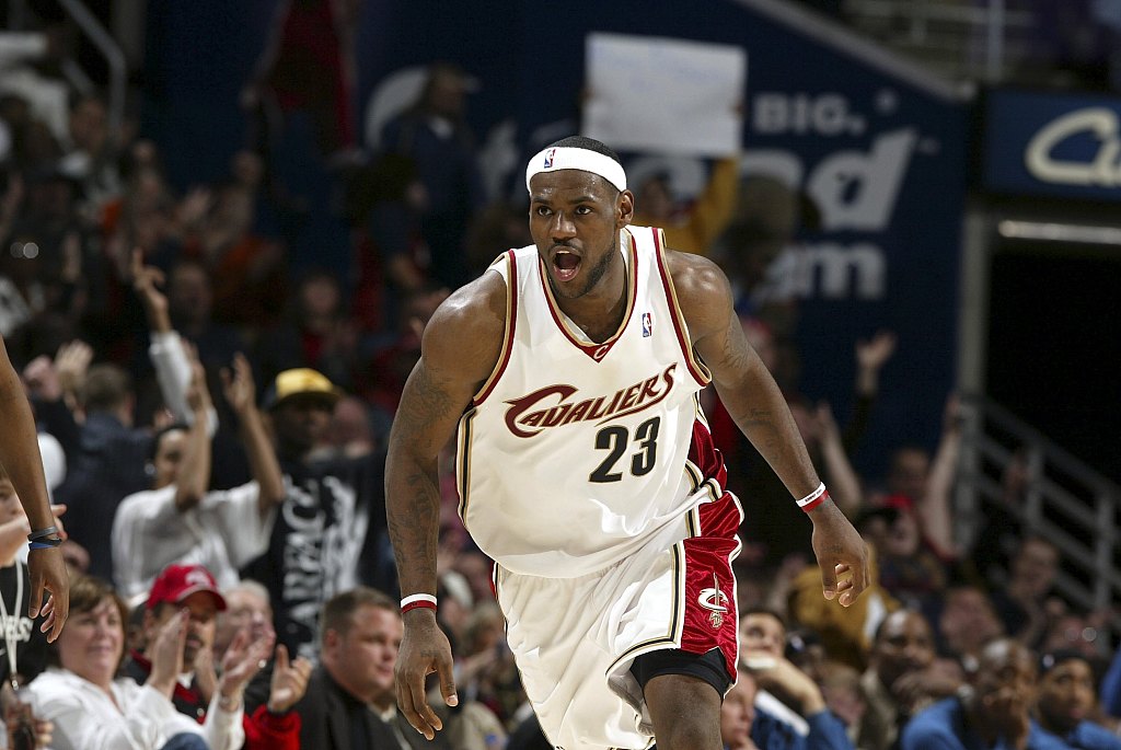 2008年的今天：詹姆斯成为NBA历史最年轻得到一万分的球员