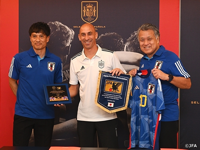 官方:日本足协与西班牙足协续约合作 教练青训等多方面展开合作