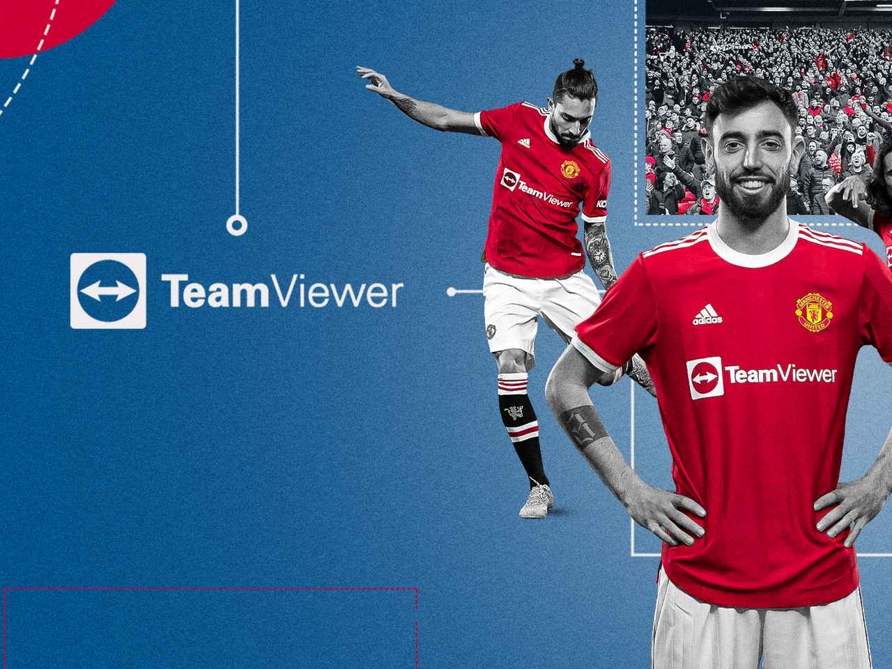记者:曼联与TeamViewer球衣赞助协议提前结束,将寻找新赞助商