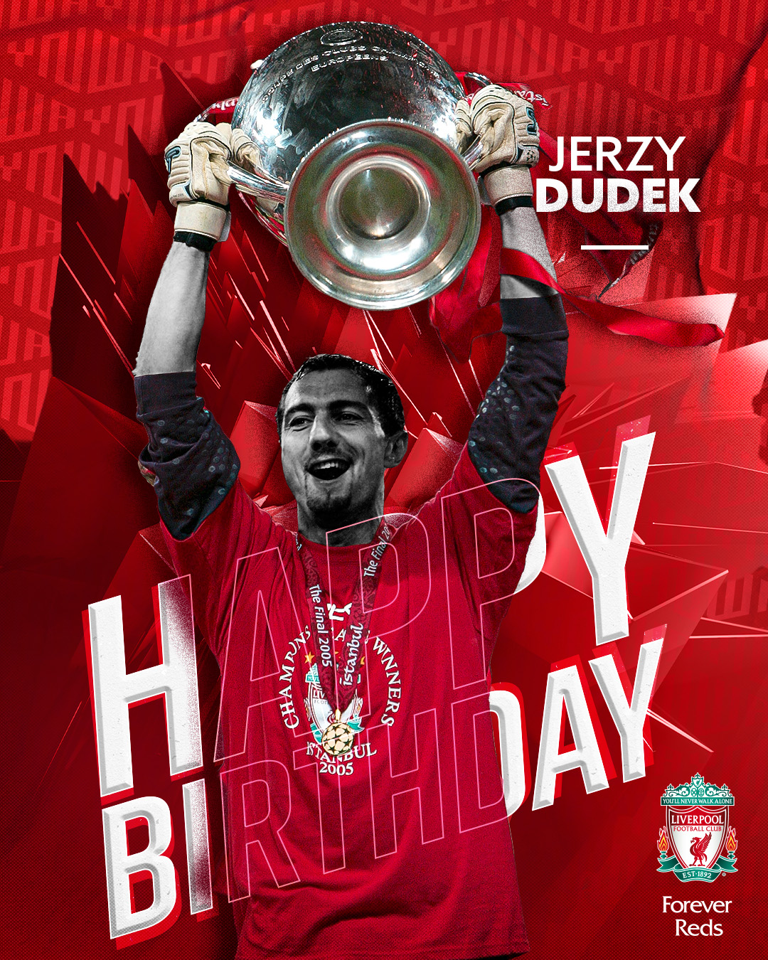 利物浦祝杜德克50岁生日快乐，在伊斯坦布尔助红军问鼎第5座欧冠