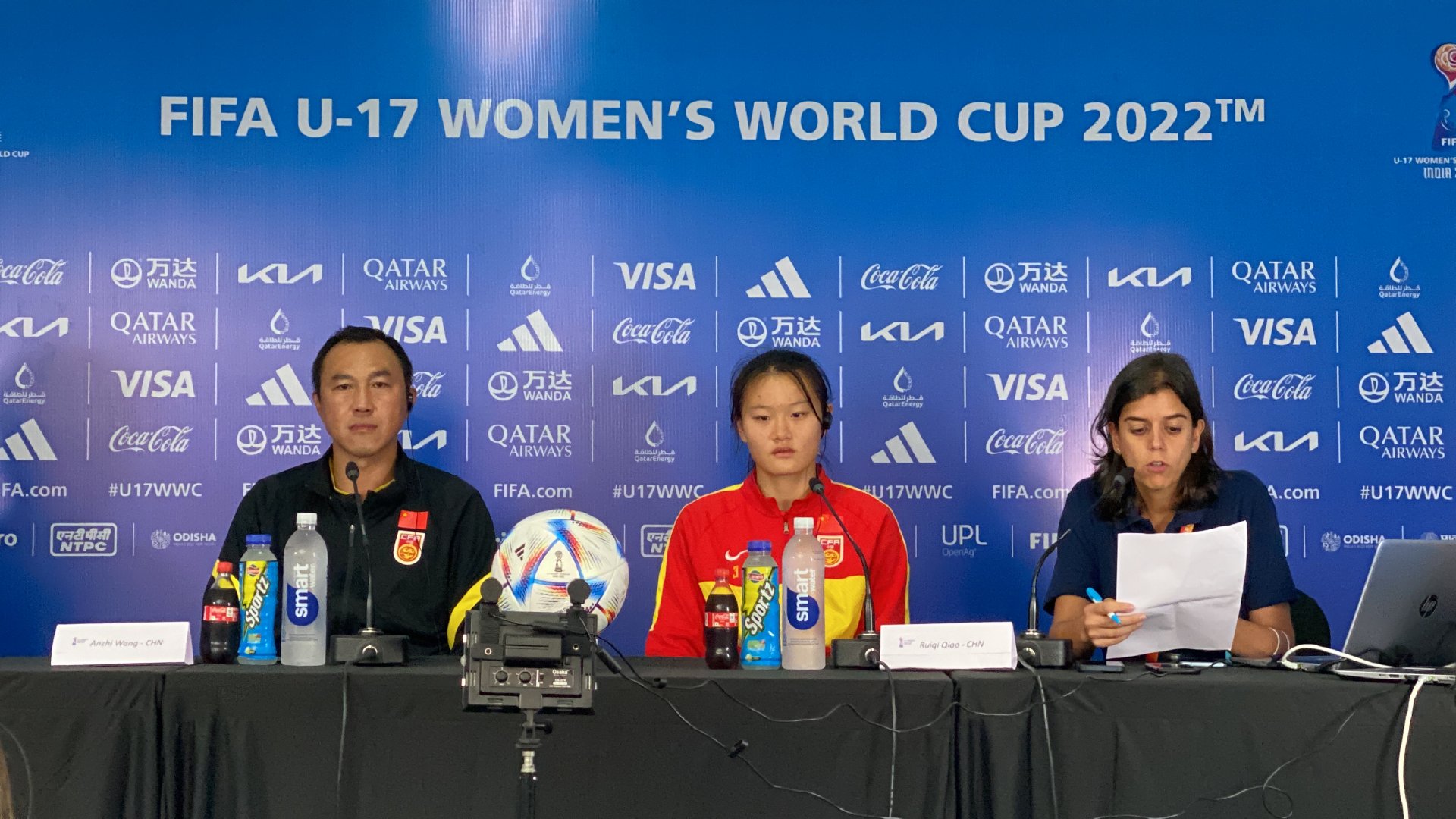 U17女足主帅王安治：期待代表亚洲取得好成绩，继承成年队的传统