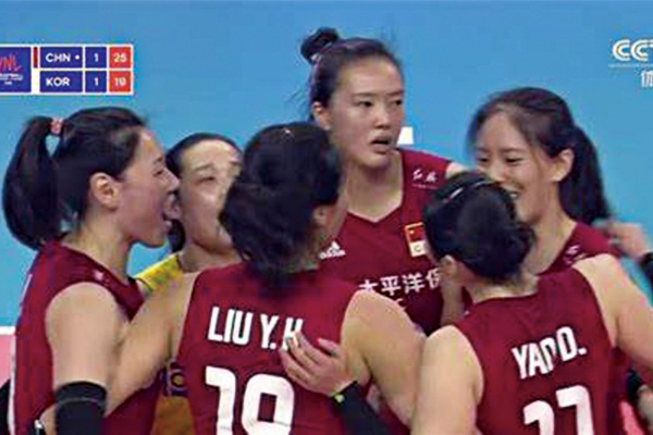 中国女排3-1战胜韩国！赢得世界女排联赛