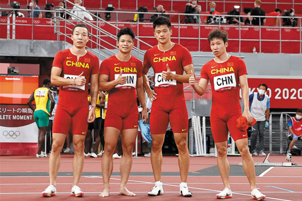 中国队正式递补东京奥运接力铜牌！