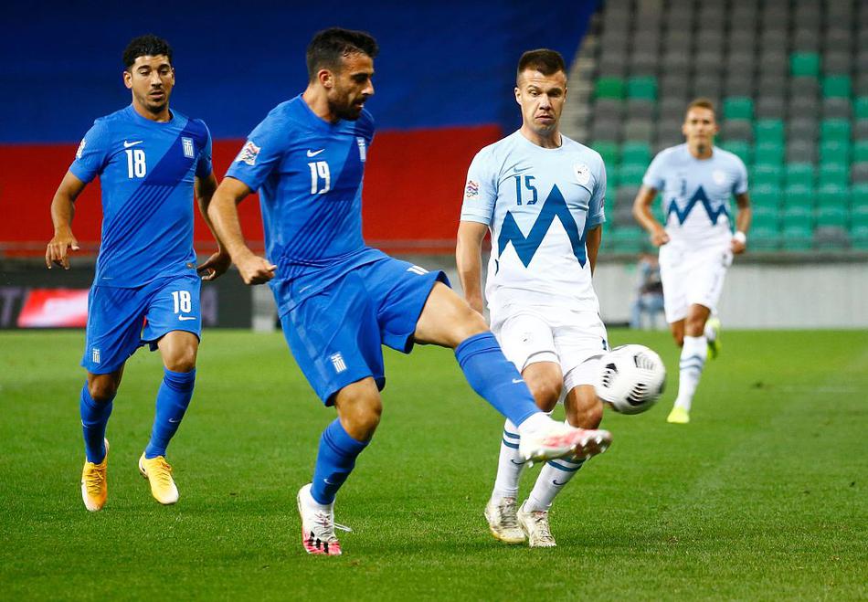 欧国联斯洛文尼亚0-0希腊