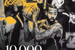 小乔丹生涯篮板数突破10000个 NBA