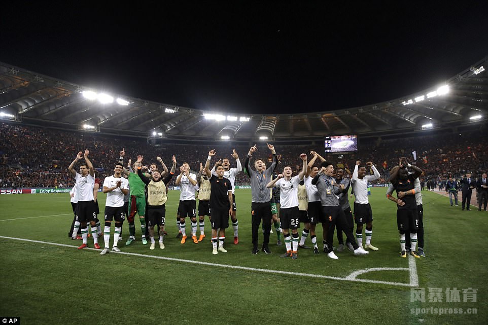 利物浦总分7-6晋级欧冠决赛 罗马连追三球仍出局