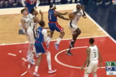 NBA常规赛奇才101-94击败雄鹿 比尔30分