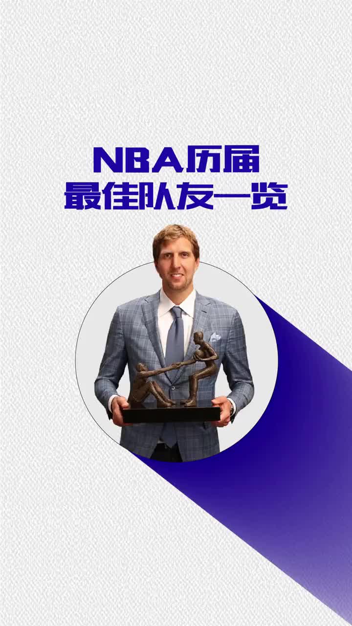 你知道都有谁吗？NBA历届最佳队友奖一览