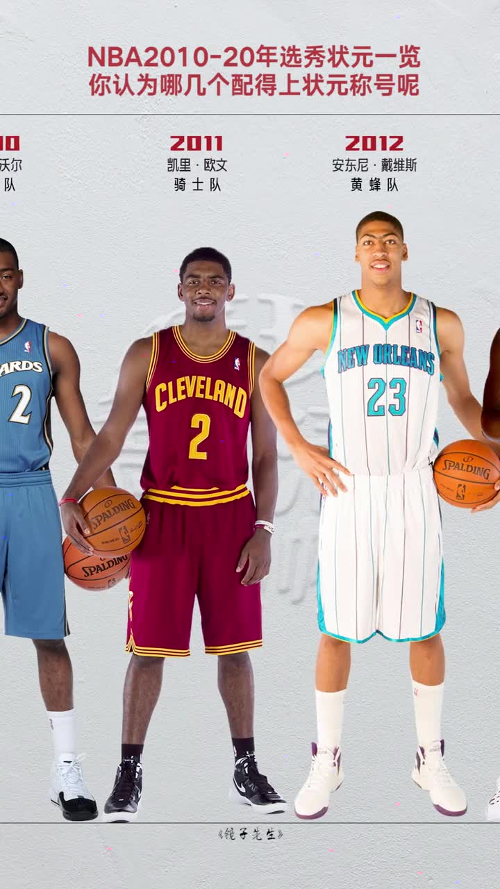 NBA2010-2020选秀状元一览 你认为哪几位真正配得上状元名号？