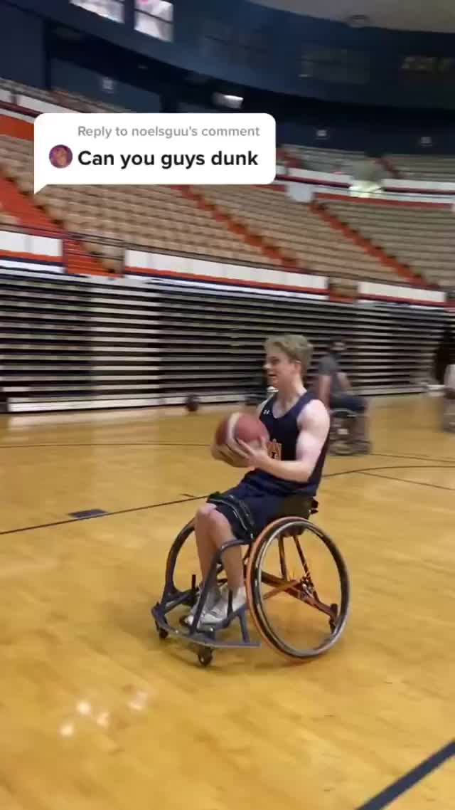 篮球梦！感受一下轮椅少年们的扣篮秀