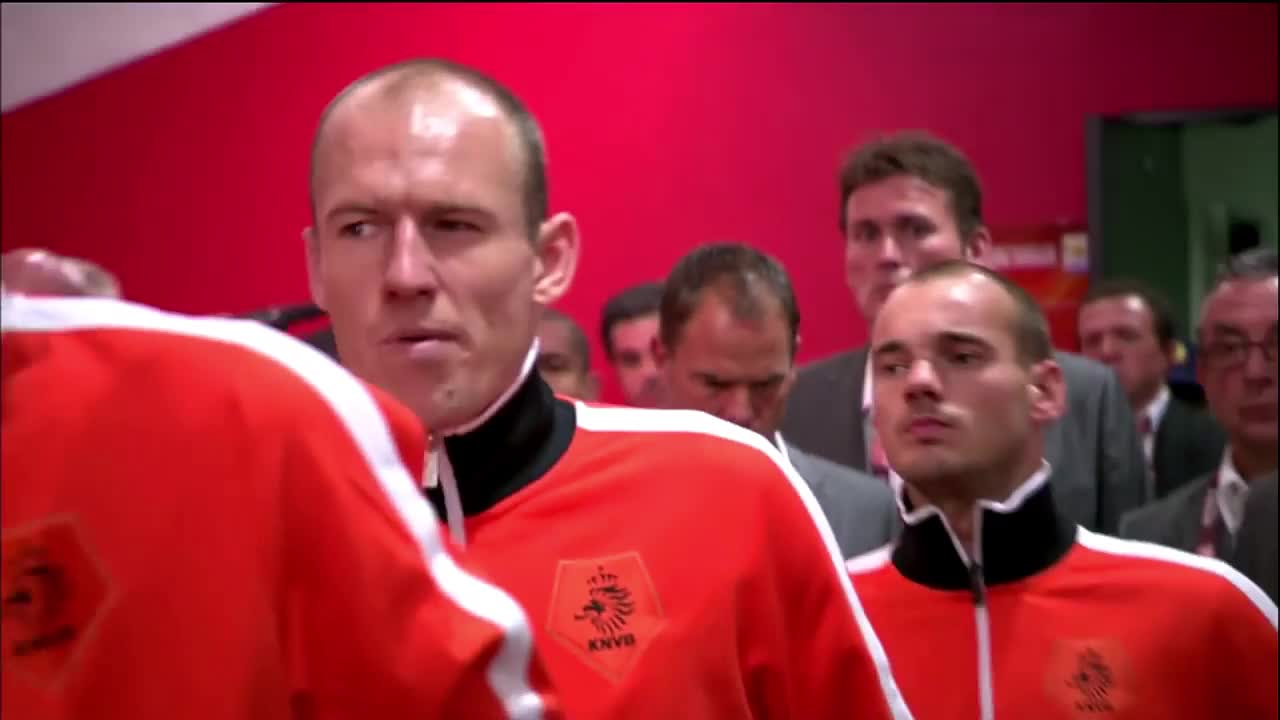 斯内德破门罗本头槌 10年世界杯半决赛荷兰3-2乌拉圭