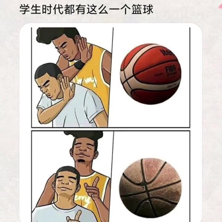 你是这样吗？学生时代都有这么一个篮球