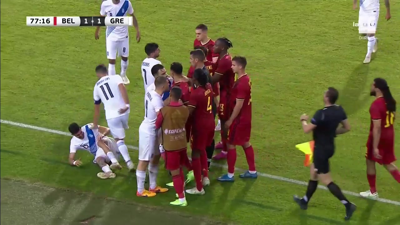 【全场集锦】友谊赛-小阿扎尔破门卢卡库失良机 比利时1-1希腊