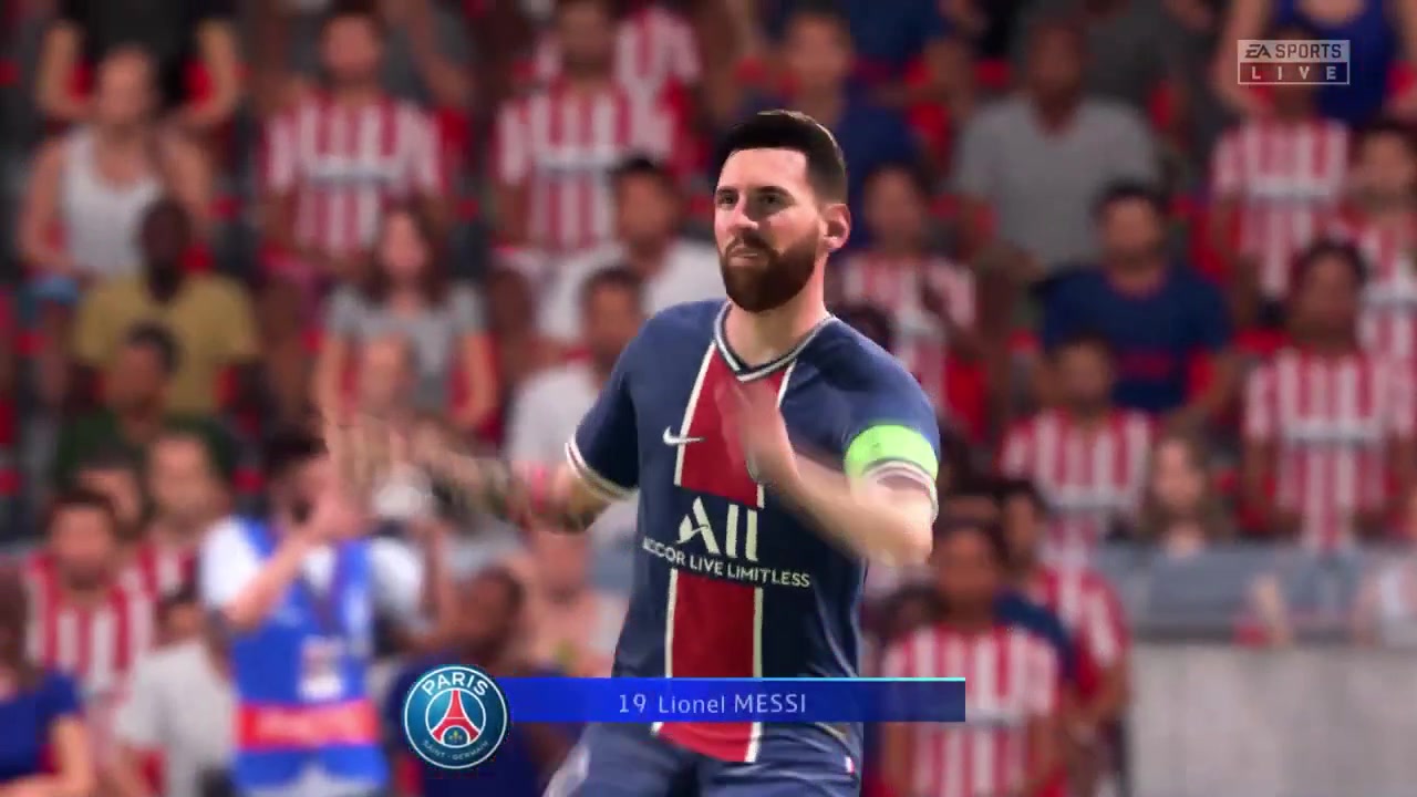 游戏先感受一下！FIFA21梅西在大巴黎登场