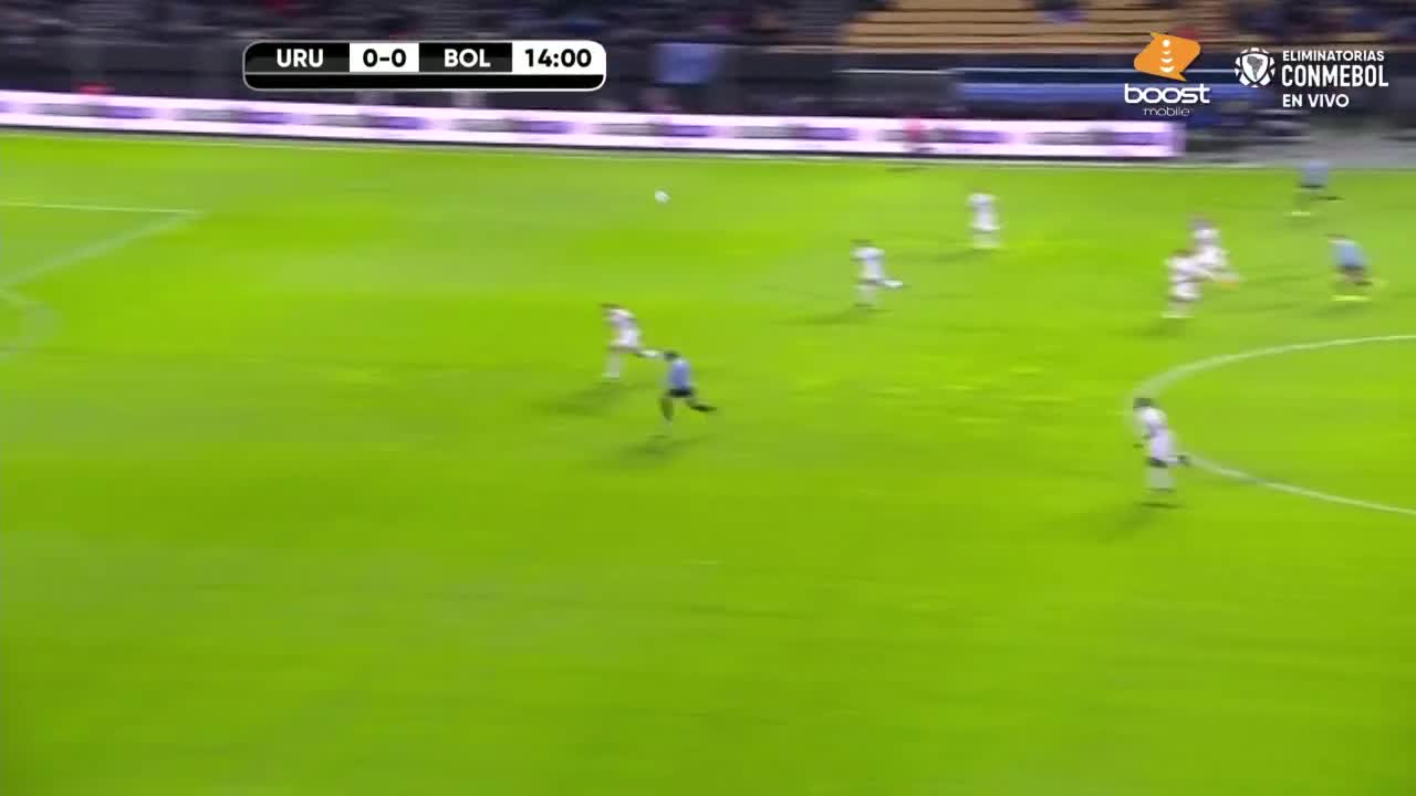 世预赛-巴尔韦德任意球直接破门 乌拉圭4-2玻利维亚