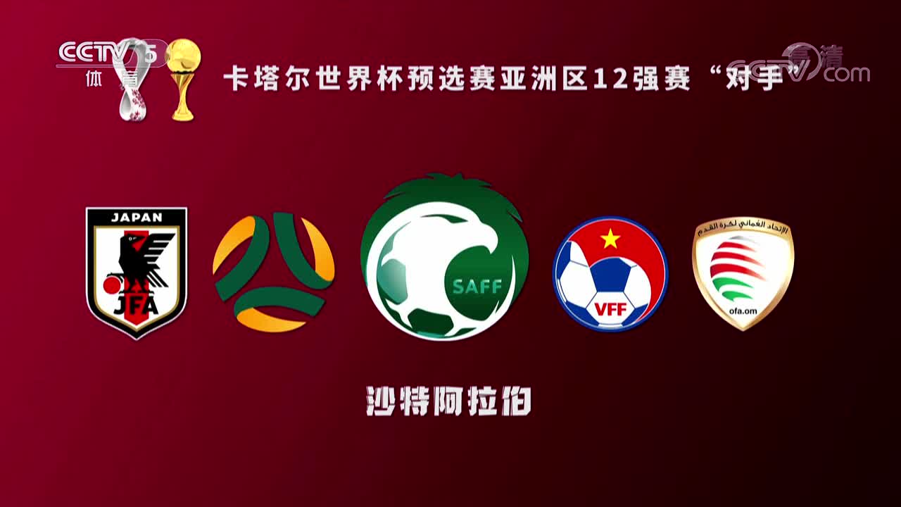 足球之夜分析中国队12强赛对手：沙特