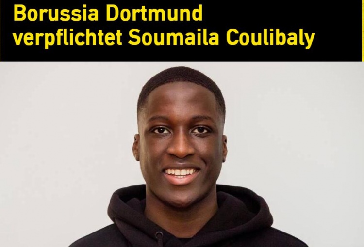 官方:多特蒙德签下了巴黎17岁的索马拉·库利巴利