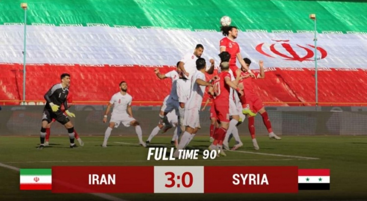 叙利亚0-3输给伊朗 并在热身赛中遭遇三连败