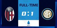 意甲-卢卡库赢得劳塔罗·中柱国际米兰1-0博洛尼亚9连胜和8分领先