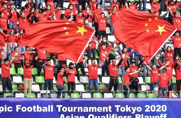 坚强后盾！共有13533名球迷为中国女足淘汰韩国欢呼