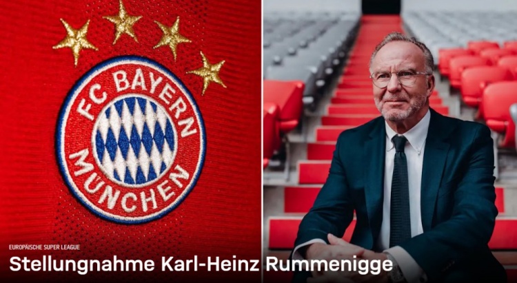 鲁梅尼格:拜仁不打算参加中超 欢迎欧冠改革