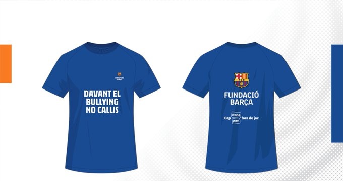 反对校园暴力 巴塞罗那将在本届联赛开始前穿上一件特殊的t恤