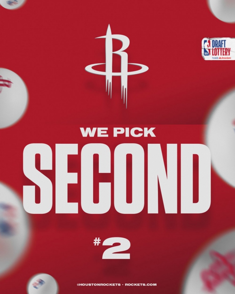 2021年NBA乐透抽签:火箭获得第二名