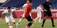 奥运男足阿根廷1-1西班牙战报：梅里诺破门 贝尔蒙特绝平