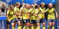 能以日本女足和瑞典女足的世界排名晋级半决赛的瑞典女足和日本女足