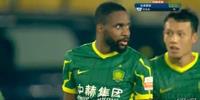 中超联赛报道:北京国安1-0大连巴坎布射门立功