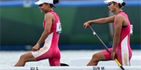 奥运会倒数第二天！中国第37枚金牌！女子双人划艇赢得500米金牌