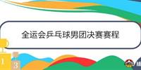 2021全运会乒乓球男团决赛赛程表 9月21日晚19:00强强上演